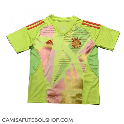 Camisa de time de futebol Alemanha Goleiro Replicas 2º Equipamento Europeu 2024 Manga Curta